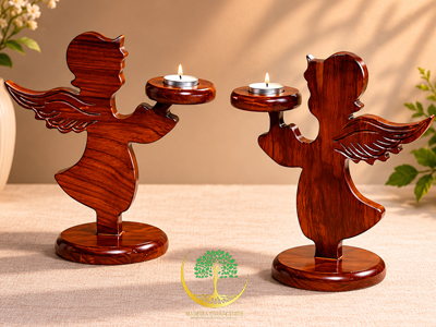 Angel Candle Holder Single