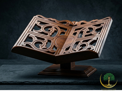 Royal Carved Scripture Holder