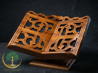 Royal Carved Scripture Holder - Image 2