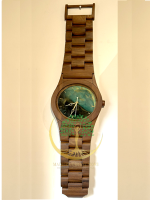 Clock Watch with Resin Dial