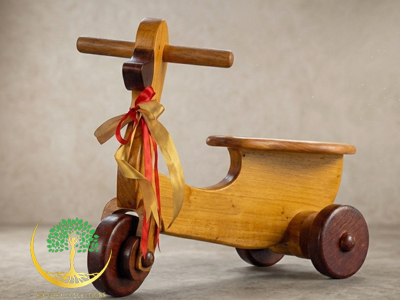 Artisan Wooden Duck Rider