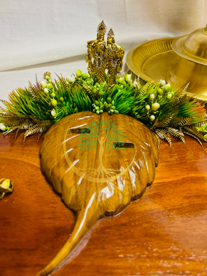 Hindu Engagement Ring Holder
