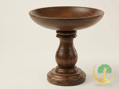 Harvest Glow Wooden Fruit Stand