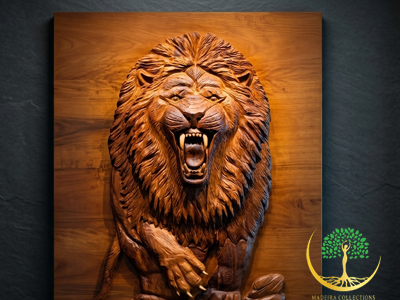 The Aggressive Lion – 3D
