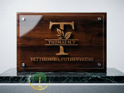 Personalized Wooden Badge Organizer Plaque