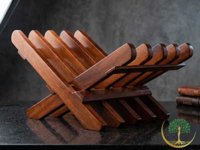 Elegant Wooden Holy Book Stand