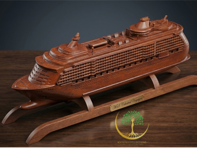 Luxury Cruise Ship Wooden Masterpiece