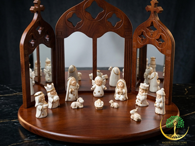 Church Inspired Xmas Crib set - Image 2