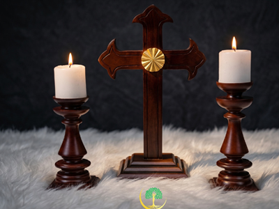Divine Harmony Cross Centerpiece