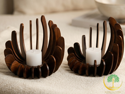 Aurora Bloom Candle Holder