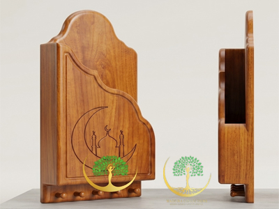 Handcrafted Wooden holy book stand