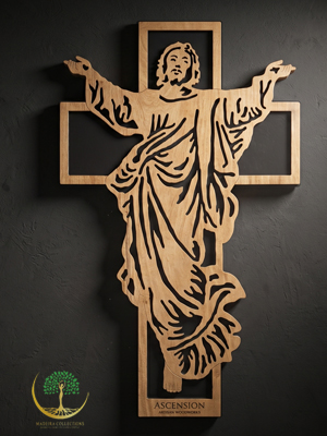 Christ Wooden Cross Wall Art