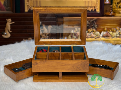 Premium Wooden Watch Organizer Box