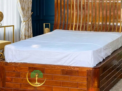 Pro-lift Bed system Teak wood Cot