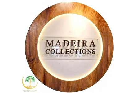 Elegant Wood & Light Signage
