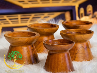 Mini Pillar Wooden Candle Holder