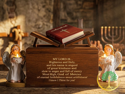 Divine Word Angel Holy Book Holder