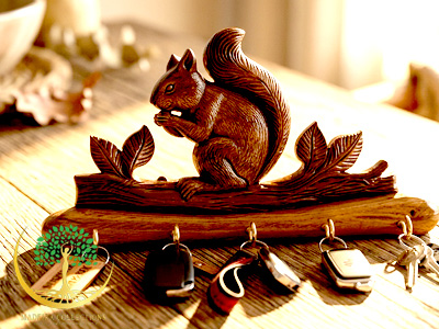 Woodland Squirrel Hook