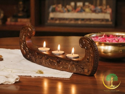 Snake Boat Candle Holder - Image 2