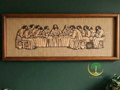 The Last Supper – Natural Jute Engraving